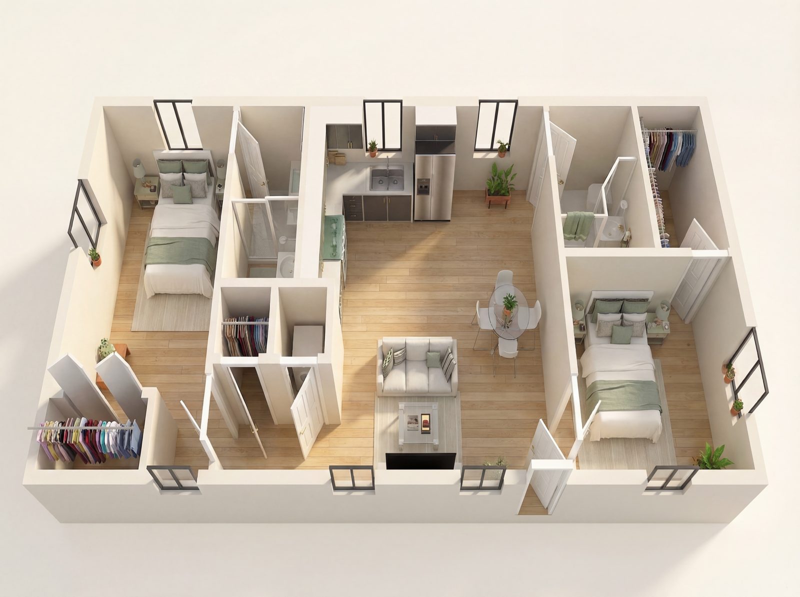 2 Bedroom – 2