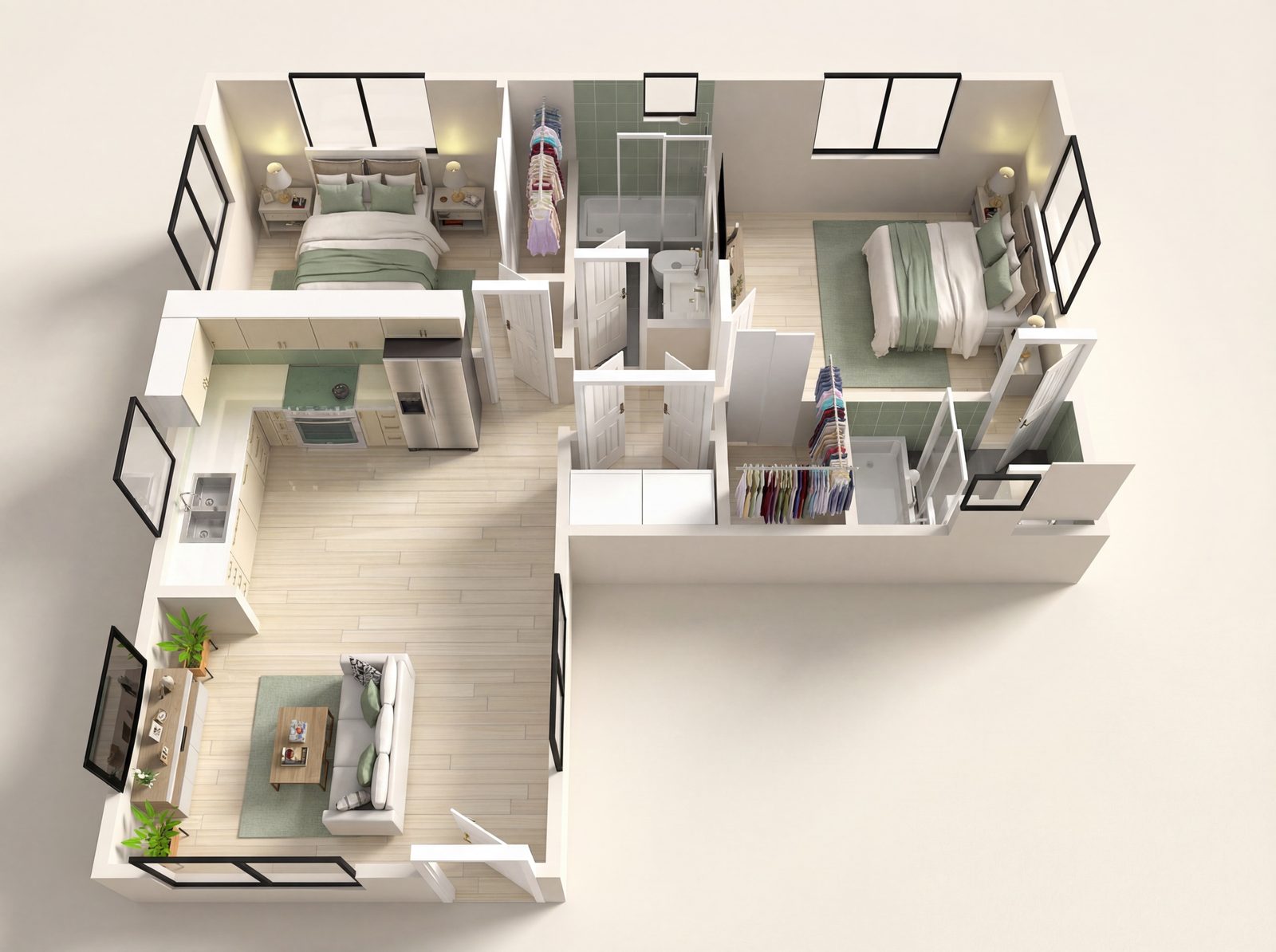 2 Bedroom