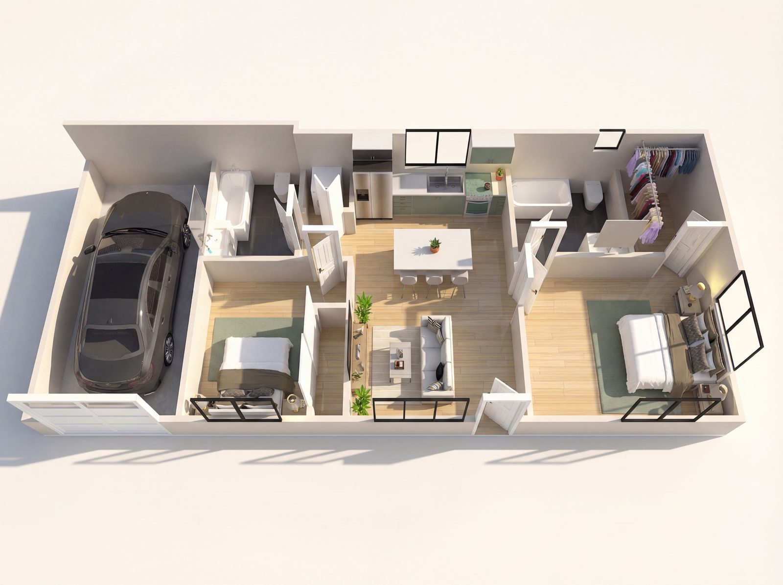 Large 2 Bedroom