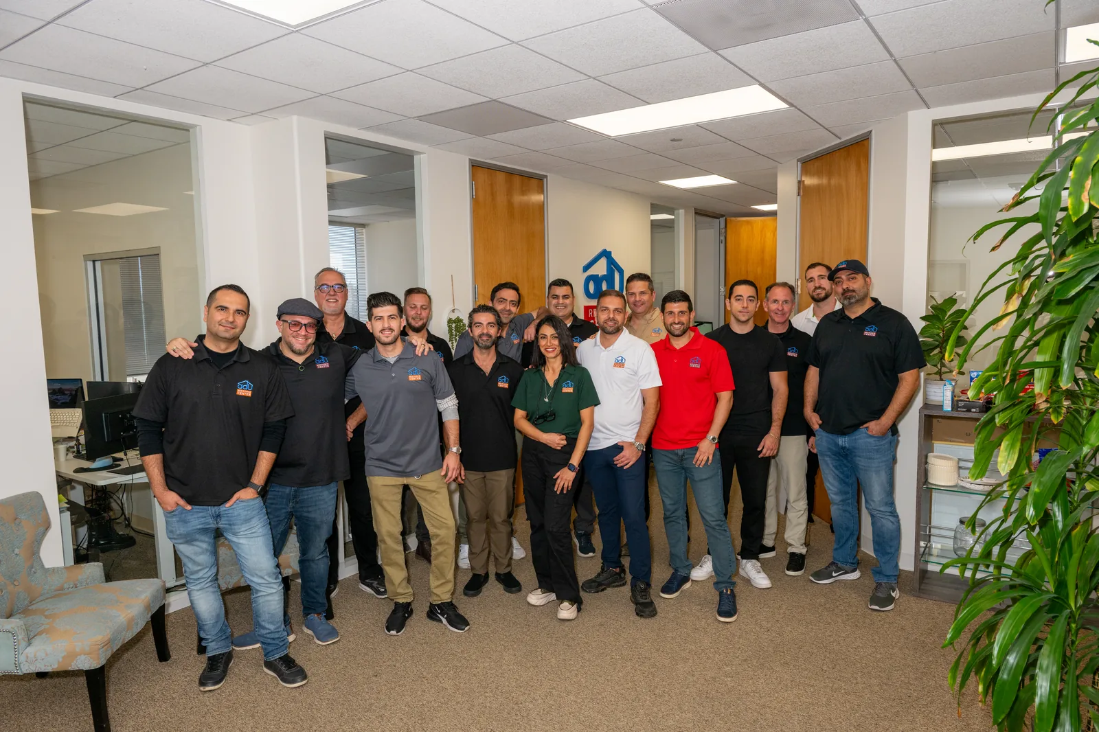 The ADU Resource Center team together at the Los Angeles office